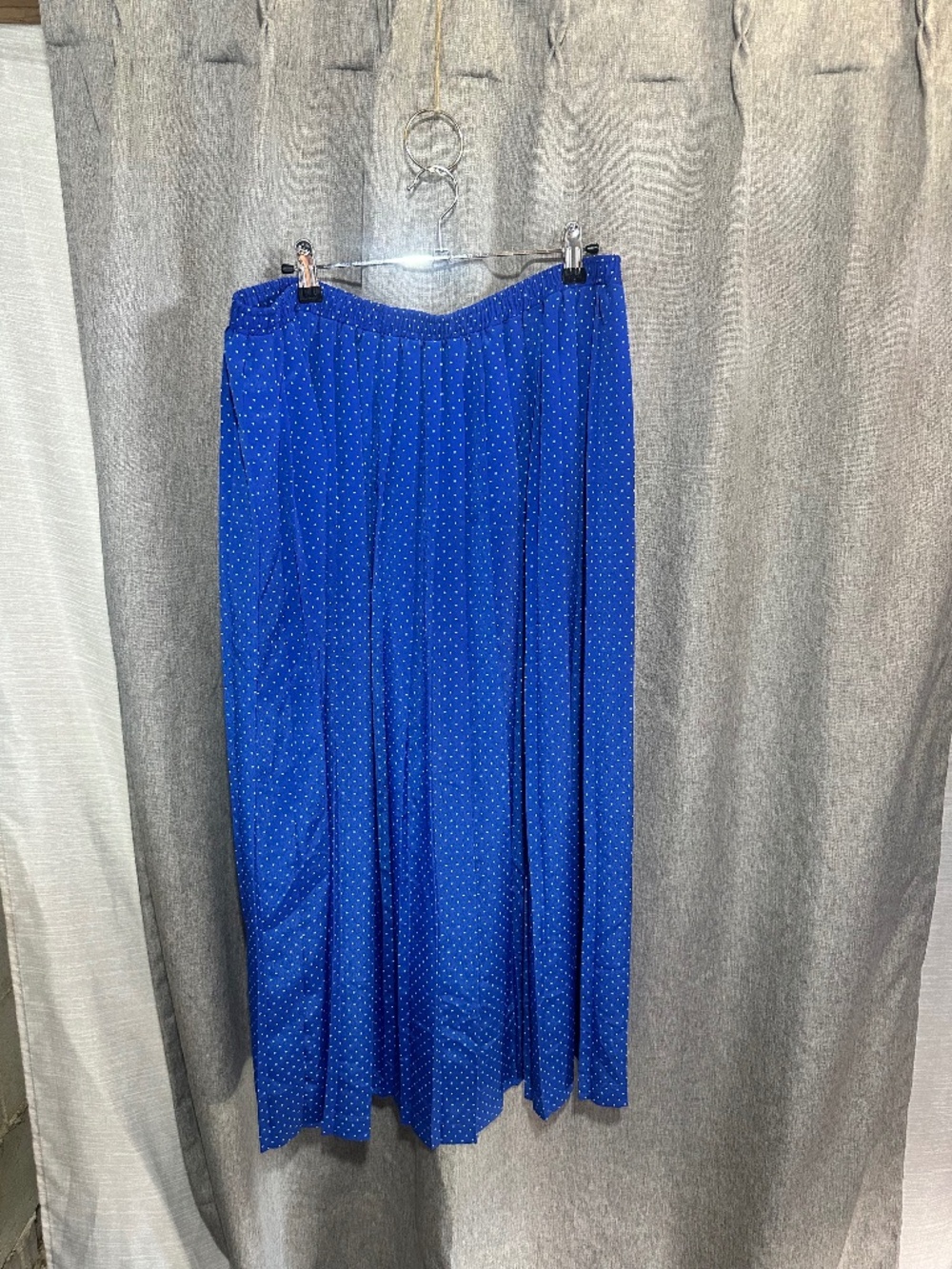 Liz Baker Essentials Blue Maxi Skirt Size 3X Elastic Waist